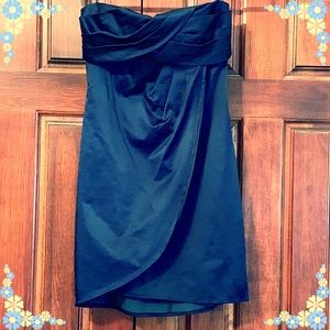 Akita Sweetheart Neckline Faux Wrap Skirt